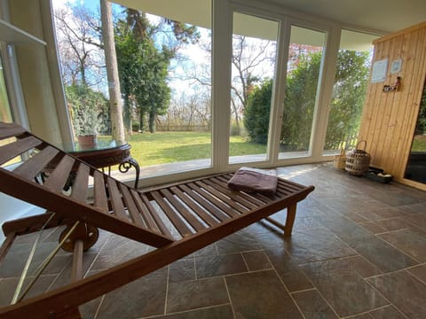 Garden view, sunbed