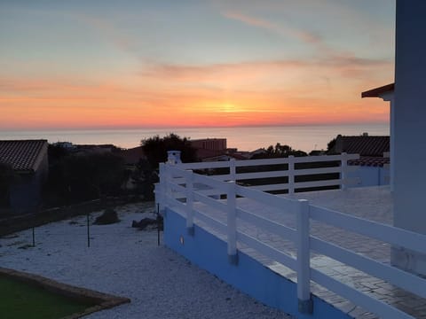 Natural landscape, Sea view, Sunset