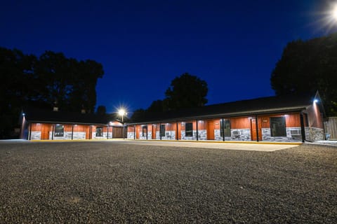 Property building, Night, Parking