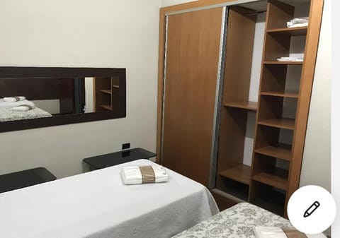 Bed, Bedroom, towels, wardrobe