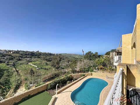 View (from property/room), Balcony/Terrace, Pool view