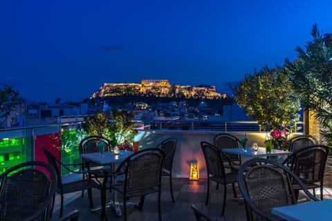 Patio, Night, Garden, Balcony/Terrace, Lounge or bar, City view