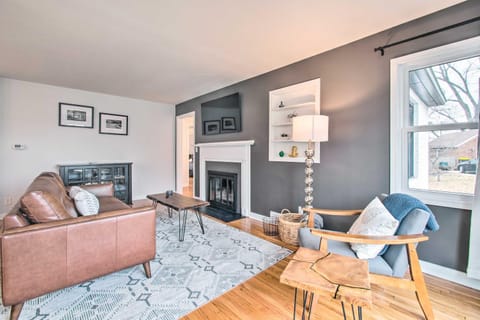 Pet-Friendly Uptown Normal Home Steps to ISU House in Normal