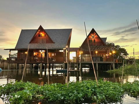 Property building, Natural landscape, River view