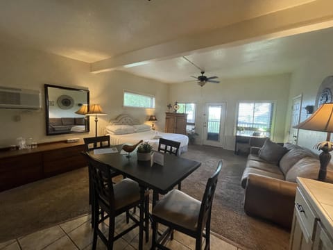 SU13, King Studio with kitchenette, lakeview and dining area Hotel Room Hotel in Lake Ouachita