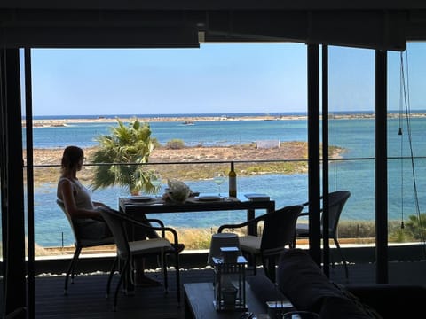 Natural landscape, View (from property/room), Balcony/Terrace, Living room, Dining area, Sea view
