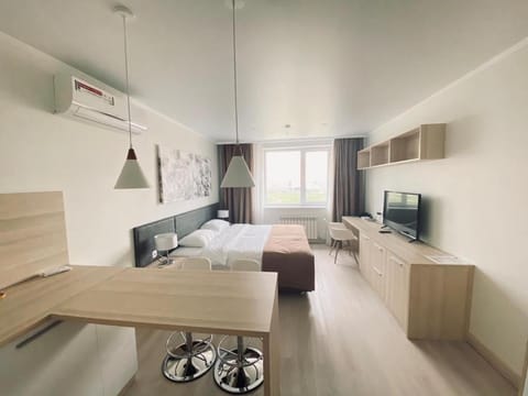 TV and multimedia, Kitchen or kitchenette, Photo of the whole room, Bedroom