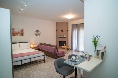 Living room, Bedroom, kitchen