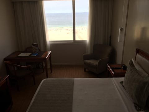 Bed, Bedroom, Sea view