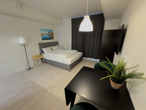 Bed, TV and multimedia, Dining area