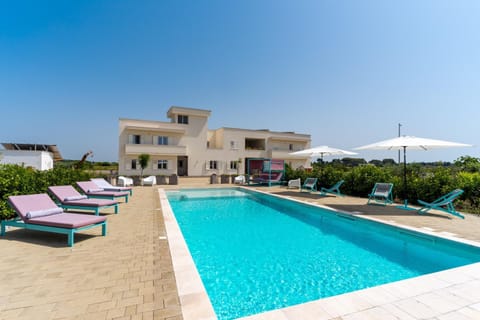 Property building, Living room, Swimming pool