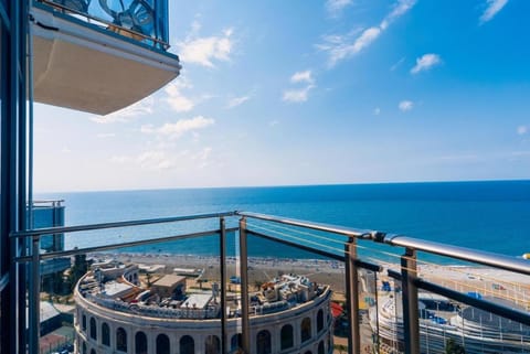 Day, Natural landscape, View (from property/room), Balcony/Terrace, Beach, Beach, Sea view