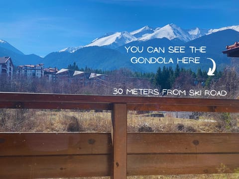 Skiing, Mountain view