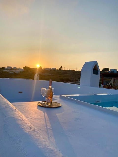 Hot Tub, Balcony/Terrace, Sunset
