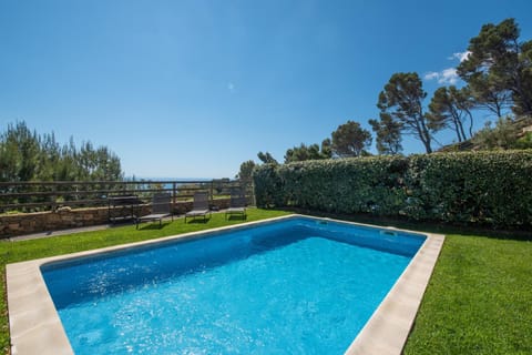 Property building, Living room, Swimming pool