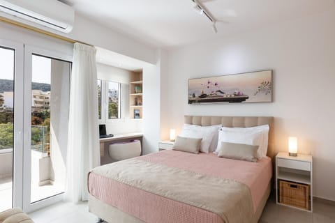 Bed, Bedroom, air conditioner