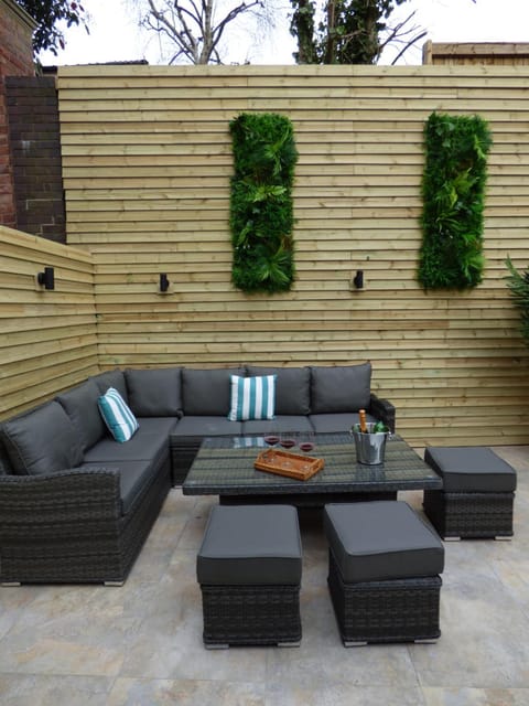 Patio, Garden, Seating area, Garden view