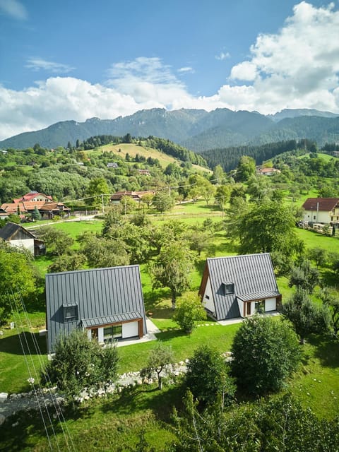 Property building, Spring, Natural landscape, Bird's eye view, Mountain view