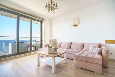 Living room, Seating area, Sea view