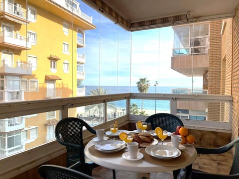 Summer, View (from property/room), Balcony/Terrace, Balcony/Terrace, Seating area, Beach, Sea view, Sea view, Swimming pool