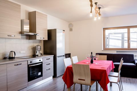 Kitchen or kitchenette, Living room, Dining area