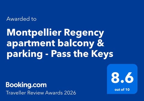 Montpellier Regency apartment balcony & parking - Pass the Keys Apartment in Cheltenham