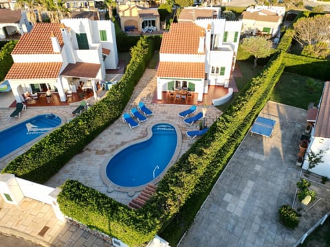 Property building, Patio, Bird's eye view, Pool view, Swimming pool
