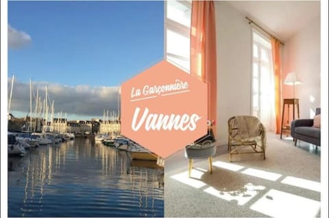Vue imprenable sur le port, charmant et clair! Apartment in Séné