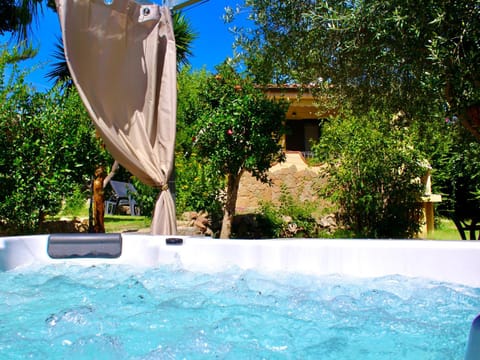 Property building, Patio, Day, Natural landscape, Garden, Garden view, Pool view, Swimming pool, sunbed