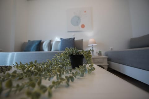 Bed, Living room, Seating area, Bedroom