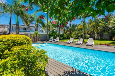 Garden, Pool view, Swimming pool, sunbed