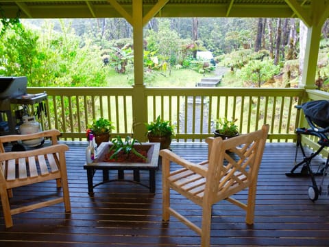 Volcano One - Modern Studio with Lanai near Volcano National Park Bed and Breakfast in Volcano