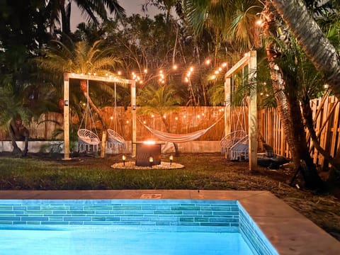 Fox Private Resort-Heated Pool, Spa-Downtown&Beach Villa in Fort Lauderdale