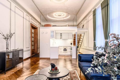Kitchen or kitchenette, Living room, Photo of the whole room, Seating area