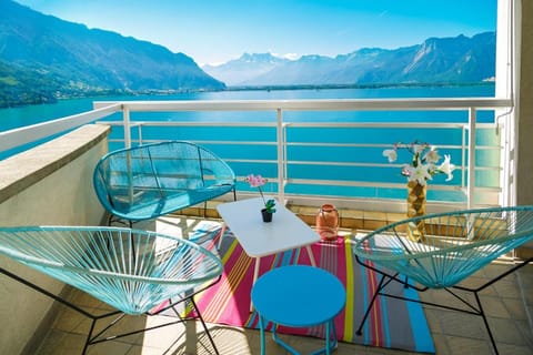 Lake View - Appt Central 2 Bedroom, 1 Bath Apartment in Montreux