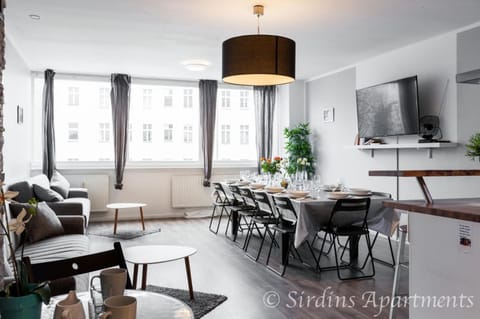 Living room, Seating area, Dining area