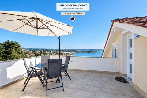 Property building, Patio, Day, View (from property/room), Sea view