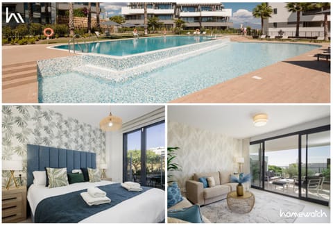 Bed, Living room, Photo of the whole room, Seating area, Bedroom, Pool view, Swimming pool, sunbed