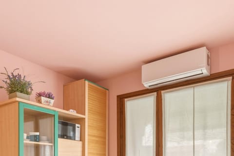 microwave, air conditioner