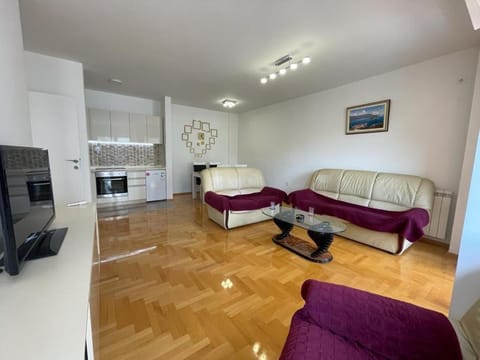 TV and multimedia, Kitchen or kitchenette, Living room, Seating area