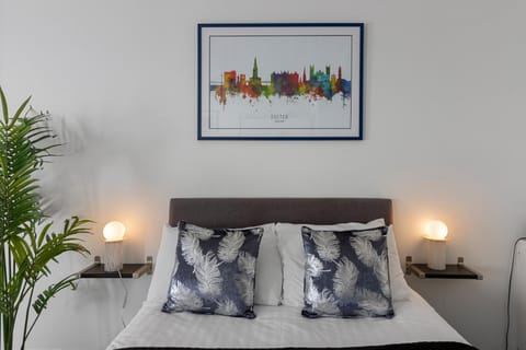 Bed, TV and multimedia, Decorative detail, Bedroom, Pets, internet, internet, pet friendly