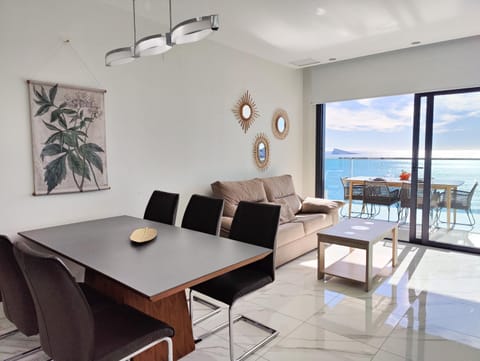 View (from property/room), Living room, Seating area, Dining area