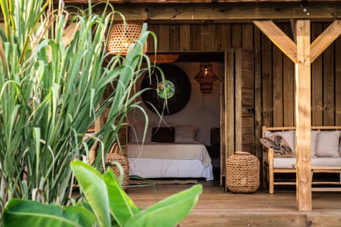Bed, Garden, Bedroom