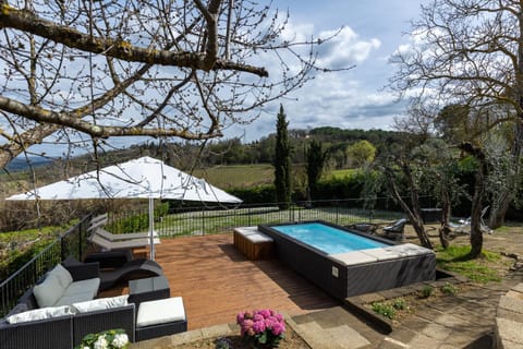 Property building, Living room, Swimming pool