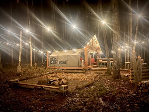 Sailor Springs Glamping Luxury tent in Wisconsin