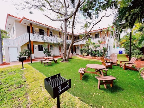 Property building, BBQ facilities, Garden