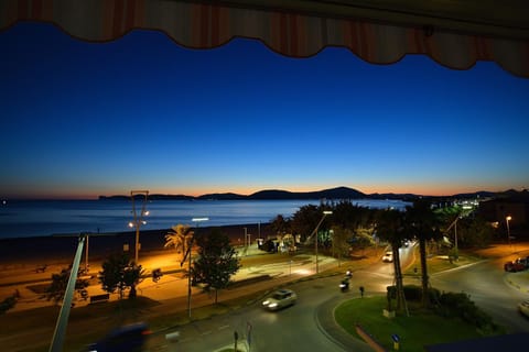 Property building, Bird's eye view, Beach, Sea view, Sunset