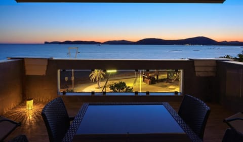 Natural landscape, Beach, Sea view, Sunset