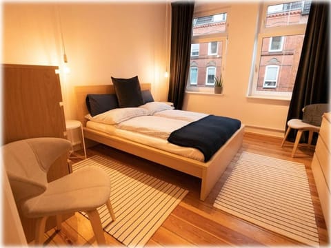 Gemütlich - 2 Zimmer-Altbau, 24h Check-in Apartment in Kiel