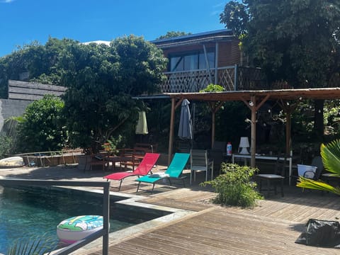 Natural landscape, Garden, Pool view, Sea view, Swimming pool, sunbed